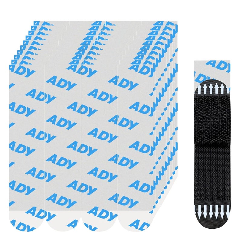 ADY Picture Hanging Strips Heavy Duty 40Pairs，Damage Free Removable Picture Hangers, Refill Adhesive Strips for Rent Room, Hook and Loop Strips Mounting Tape for Painted Wall - Image 1